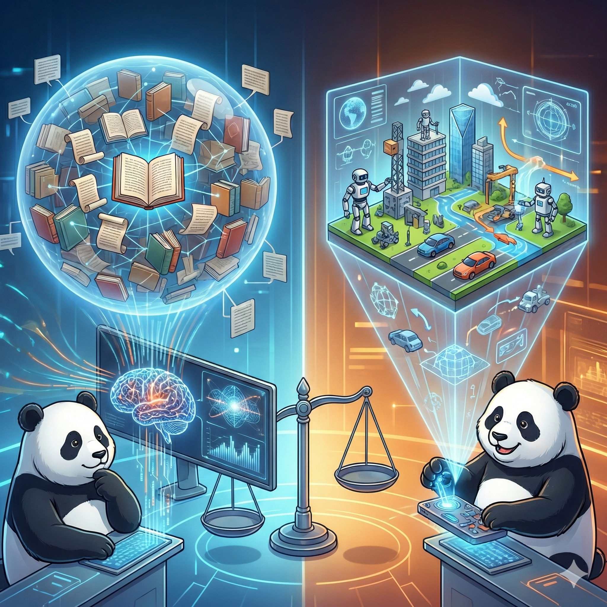 Modèles du monde (World Models) vs LLM : analyse comparative des capacités de prédiction, planification et contrôle